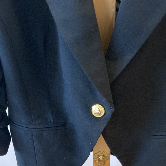 Black 3/4 ruching sleeve jacket M - Picture 7 of 9